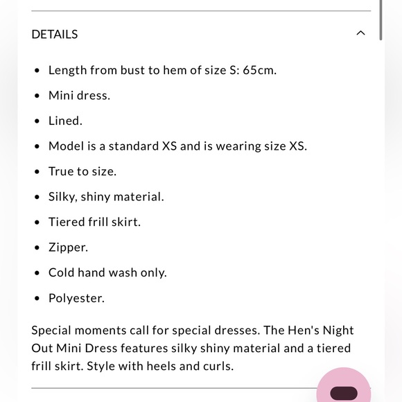 Hello Molly Hens Night Out Mini Dress Ivory - Picture 4 of 5